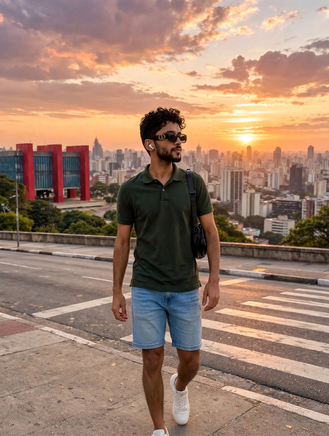 São Paulo ao pôr do sol